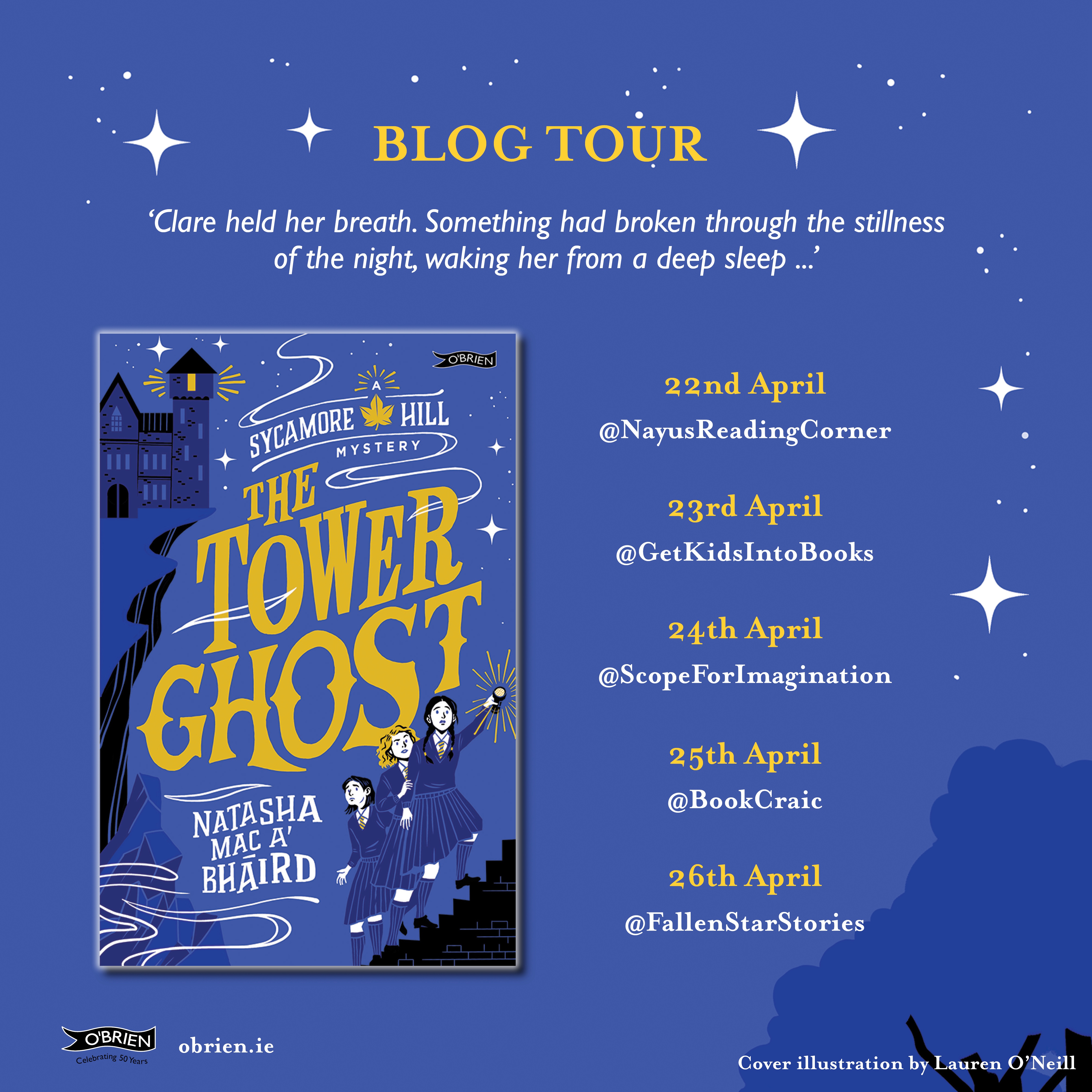 blog tour schedule graphic - the tower ghost-1