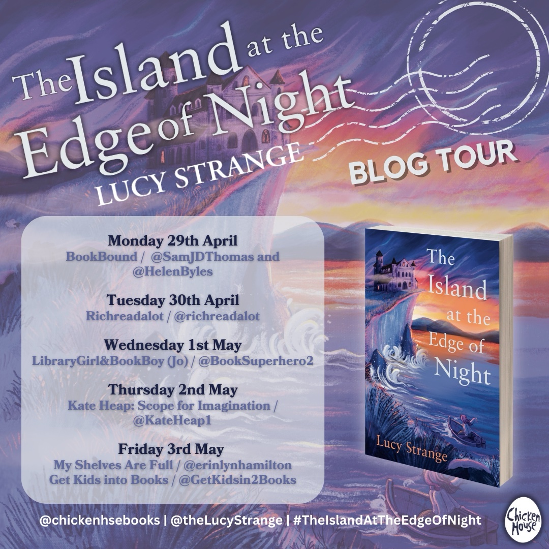 Island at the Edge of Night Launch Invite - Blog Tour Banner